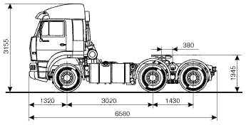 Схема КамАЗ-6460